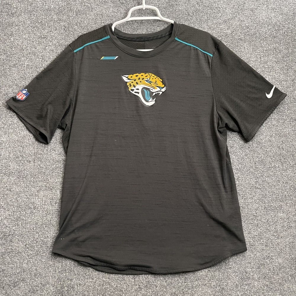 Jacksonville Jaguars Jarrod Highberger Nike Shirt Men's Sz L Black On Field NFL